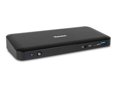 Hamlet HDOCKS600C Docking Station USB 3.2 Gen 2 Type-C Nero con 4x USB 3.1, 1x HDMI, 2x DisplayPort e Power Delivery 85W