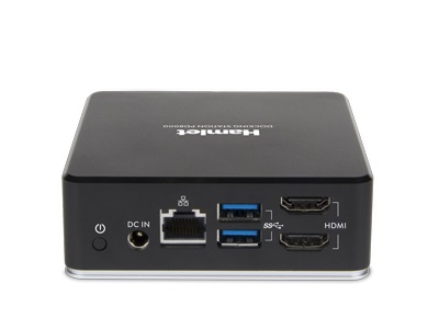 Hamlet HDKC-PD8000 Docking Station Universale per Notebook con 3x USB 3.0, 2x HDMI, LAN, Audio e Power Delivery 85W