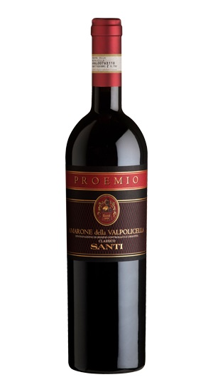 Santi Amarone della Valpolicella Classico DOCG 2015 - Vino Rosso 0,75 L Elegante e Sobrio