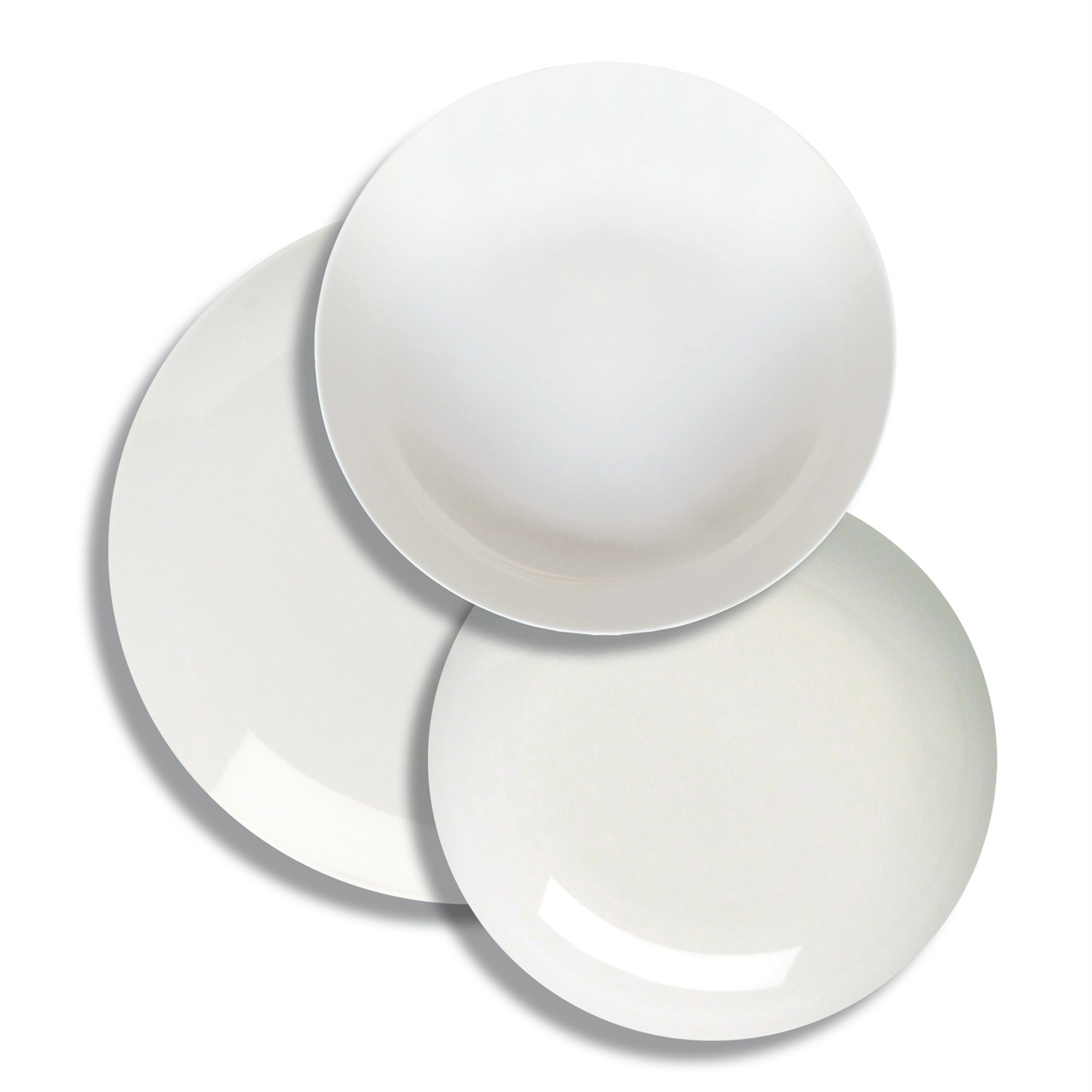 Tognana Metropolis Servizio Tavola 18 Pezzi in Porcellana Bianco per 6 Persone