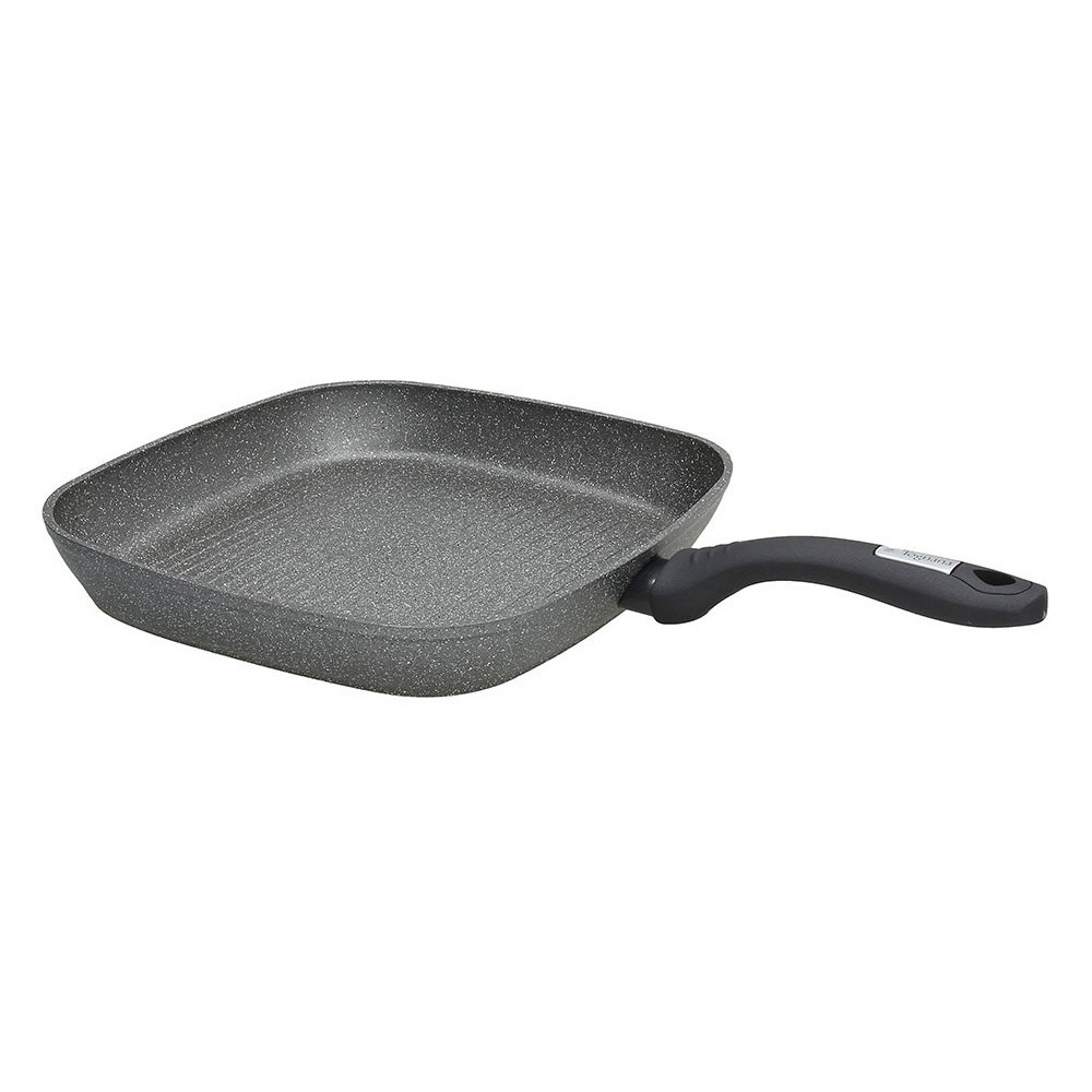 Tognana Mythos Bistecchiera Quadrata 28x28 cm in Alluminio Forgiato con Manico Fisso - Antiaderente e Induzione