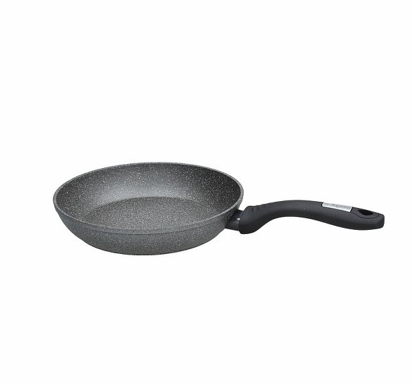 Tognana Padella Antiaderente Mythos 24 cm - Alluminio Forgiato, Rotondo, Multiuso, Nero e Grigio