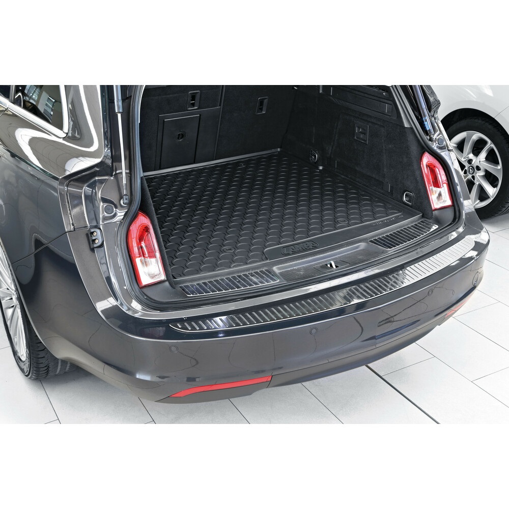 LAMPA Vasca Baule Su Misura in Gomma Sintetica per Audi A1 3p e Sportback con Bordi Rialzati e Design Antiscivolo