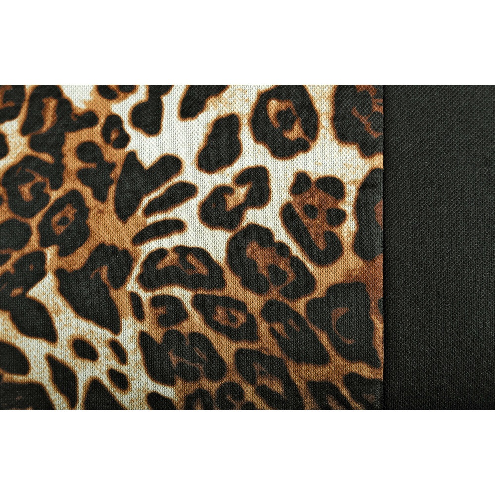 Lampa 54673 Fodere Leopard - Set Universale con 2 Anteriori, 2 Posteriori e 5 Copripoggiatesta in Poliestere