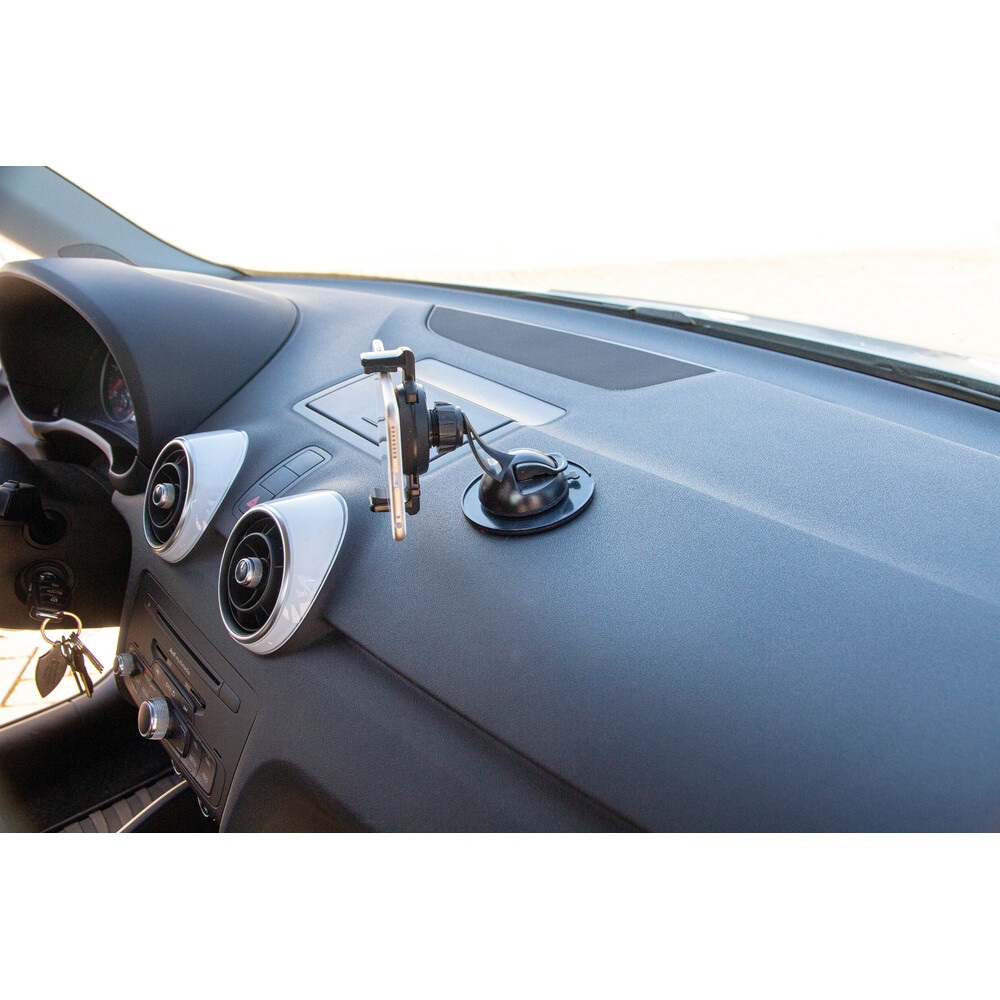 Lampa Grip Disc - Base Autoadesiva per Cruscotto Ø 80 mm, Compatibile con Supporti a Ventosa