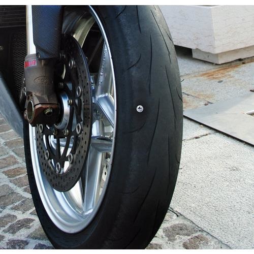 Lampa 90237 Kit di Riparazione e Gonfiaggio Gomme per Moto e Bici - Contiene Punteruoli, Strisce in Gomma e Mastice