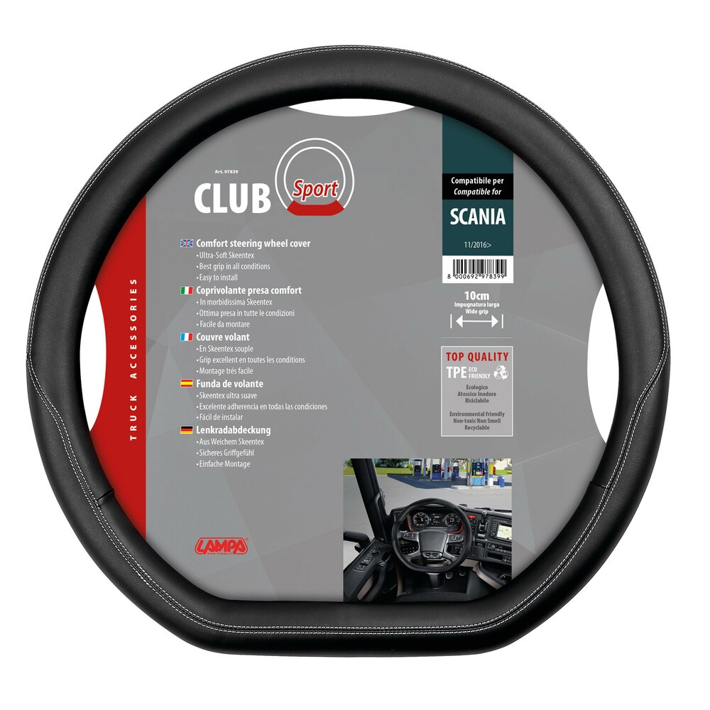 Lampa Coprivolante Club Sport in Skeentex per Scania G/P/R/S Serie 7 - Morbido e con Ottima Presa