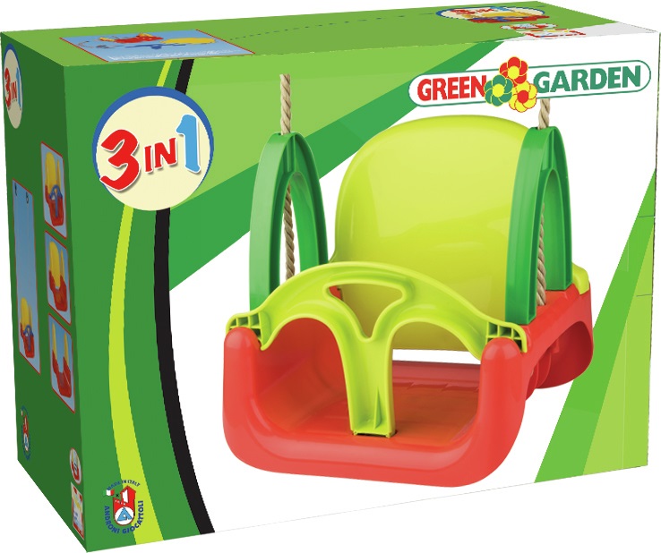 Androni Giocattoli Seggiolino Altalena 3 in 1 Evolutivo e Sicuro per Bambini