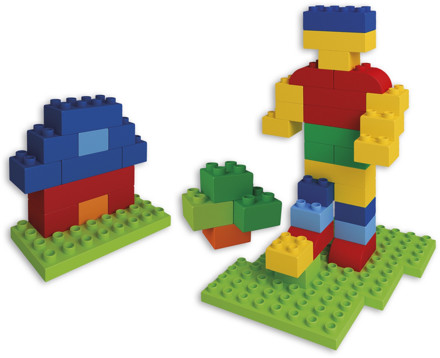 Androni Giocattoli Secchio Costruzioni Mattoncini Colorati Unico Plus 100 Pezzi - Compatibili con Noti Mattoncini da Costruire