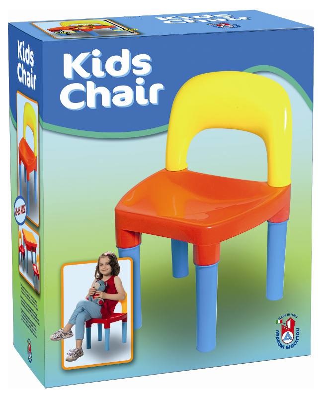 Androni Giocattoli Sedia Baby in Plastica 31x23x48 cm - Adatta per Bambini 10-36 Mesi - Made in Italy