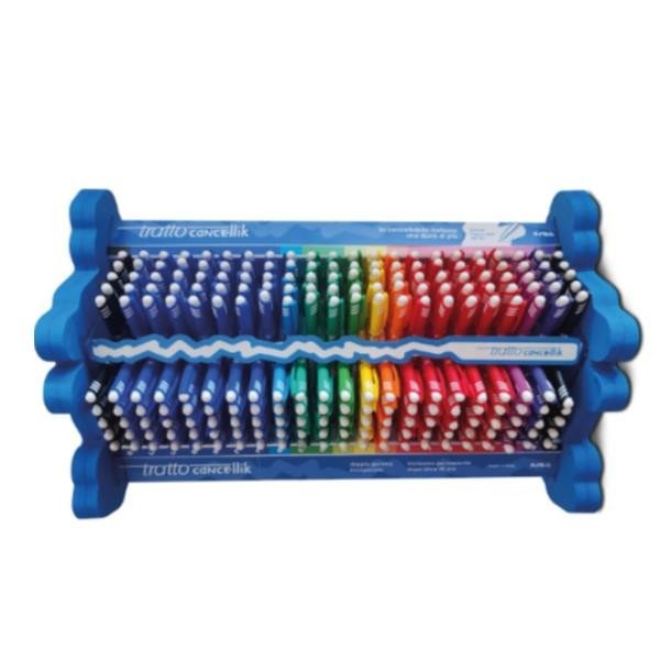 Tratto F817700 Penna a Sfera Colori Assortiti con Inchiostro Cancellabile - Set da 220 Pezzi