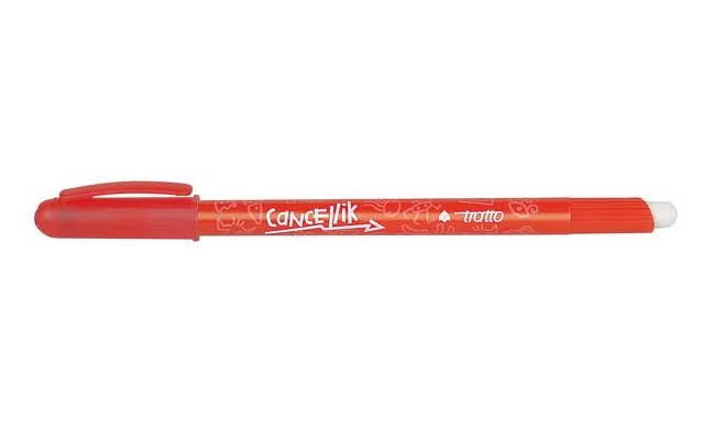 Tratto Cancellik Penna a sfera cancellabile Rosso 1 mm - Confezione da 12 pezzi