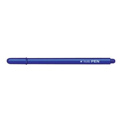 Tratto PEN 830701 Marcatore Blu 0,5 mm - Confezione da 12 pezzi, Punta Sintetica Indeforabile, Inchiostro a Base d'Acqua