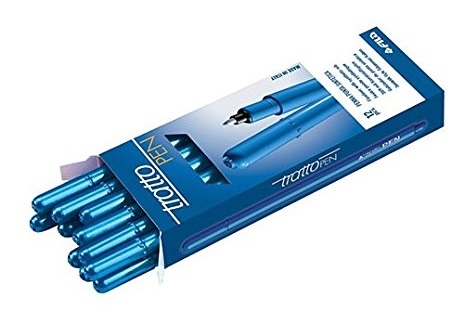 Tratto Pen - Penna Tecnica 0.5 mm Blu Cobalto, 12 pz, Punta Sintetica Indeformabile, Inchiostro a Base d'Acqua, Made in Italy