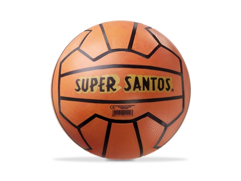 Mondo Pallone da Calcio Super Santos 230 mm in PVC - Colore Arancione, Leggero e Adatto ai Bambini