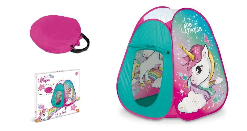 Mondo Toys Tenda Pop-Up Unicorno 80x80x90 cm - Tenda Gioco per Bambina in Nylon