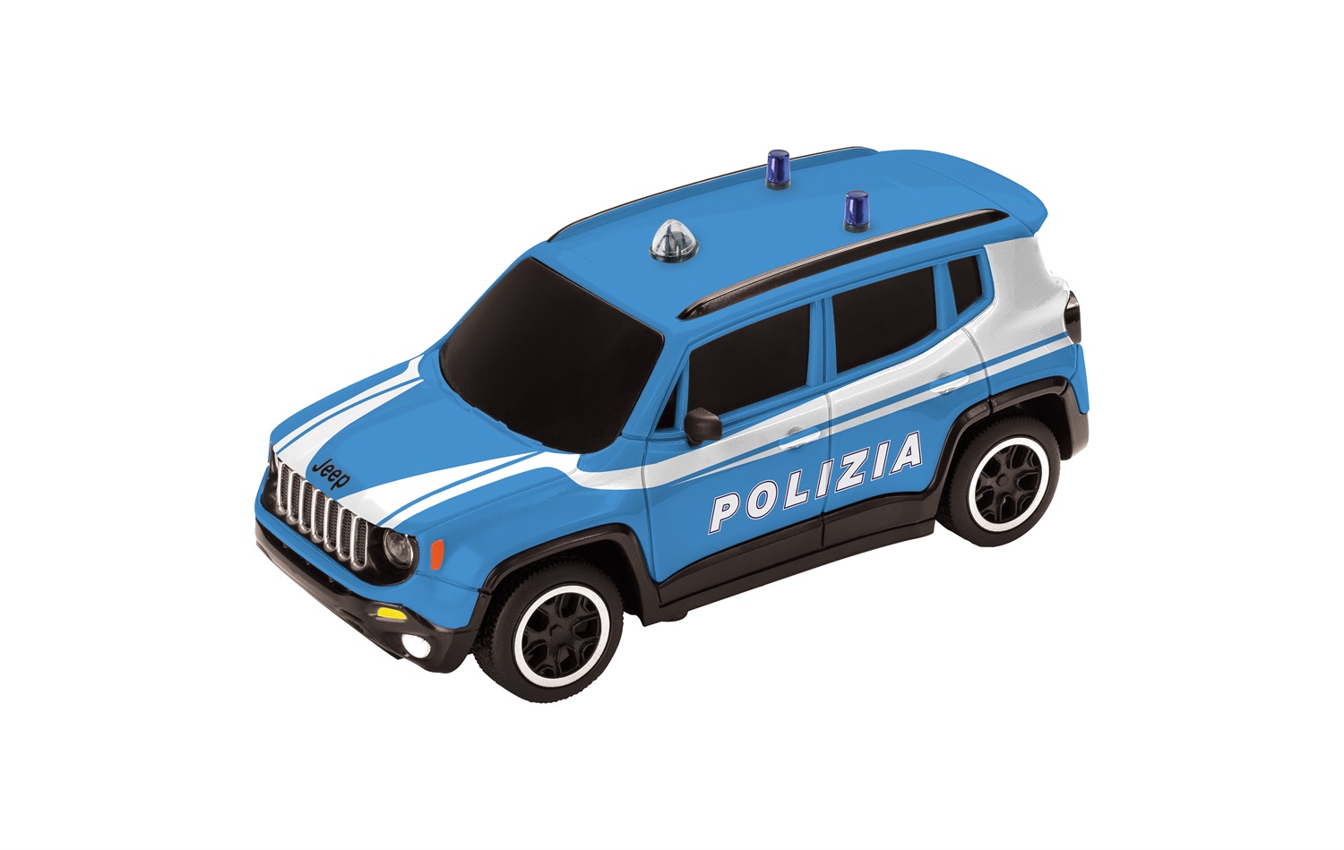 Mondo Motors Jeep Renegade Security - Auto Radiocomandata Scala 1:24 - 3 Colori Assortiti - Design Ufficiale