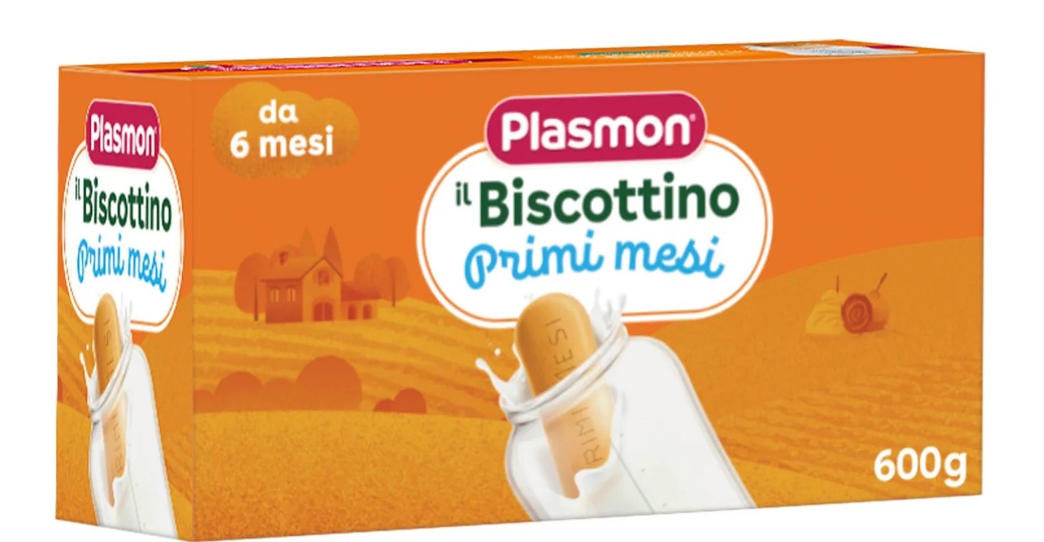Plasmon Biscotti Biberon 600g - Alimento bilanciato per bambini con ferro, calcio e vitamine del gruppo B