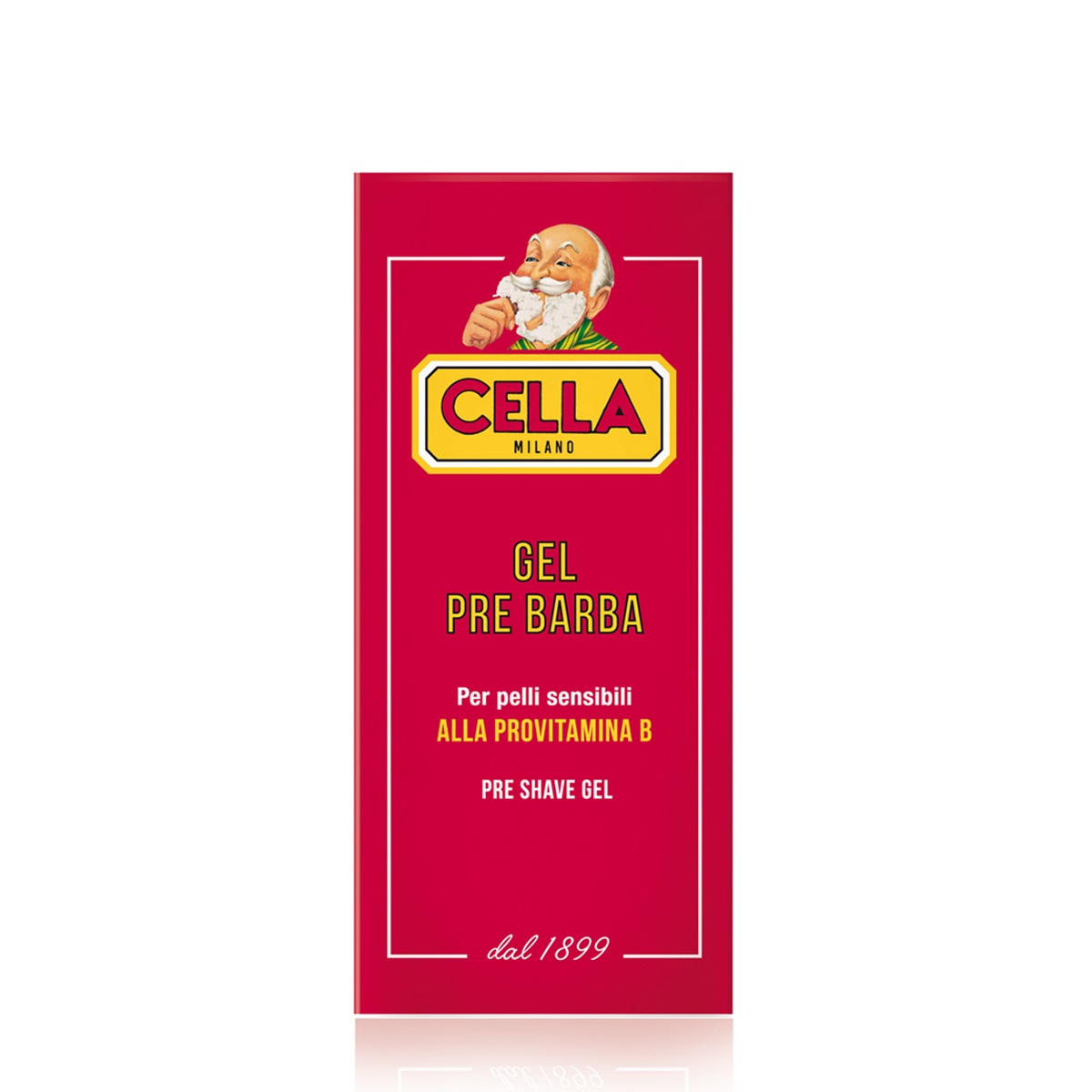 Cella Milano Gel Pre Barba Bio all'Aloe Vera 75 ml - Per Pelli Sensibili, Ammorbidisce e Facilita la Rasatura