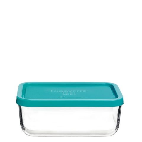 Bormioli Rocco Frigoverre Classic Contenitore Rettangolare in Vetro 21x13 cm con Coperchio Ermetico