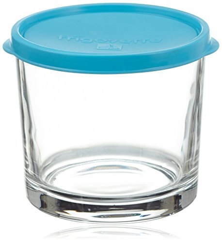 Bormioli Rocco Frigoverre Classic Contenitore Alto in Vetro Tondo 0,35 lt - 10 cm