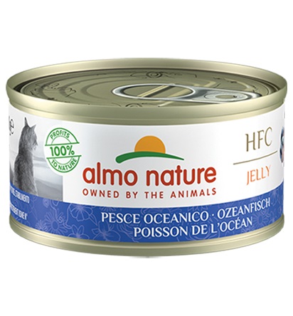 Almo Nature HFC Jelly Pesce Oceanico 70g - Cibo Umido Complementare per Gatti Adulti