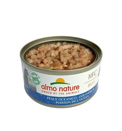 Almo Nature HFC Jelly Pesce Oceanico 70g - Cibo Umido Complementare per Gatti Adulti