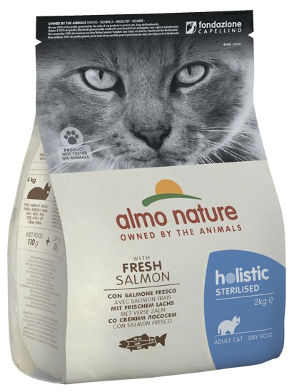 Almo Nature 8001154125962 cibo secco per gatti 2 kg Adulto Salmone