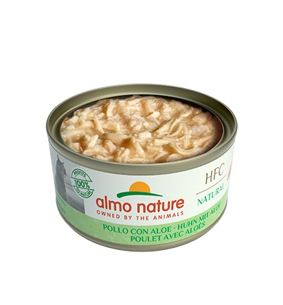 Almo Nature HFC Natural Pollo con Aloe - Alimento Umido per Gatti Adulti 70g