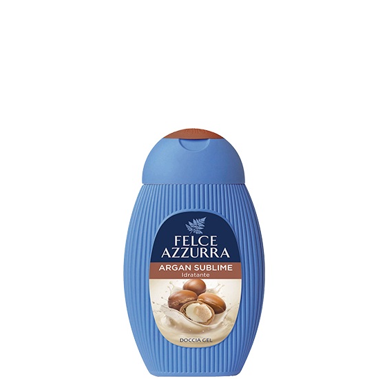 Felce Azzurra Gel Doccia Argan Sublime 250 ml - Idratante con Fragranza Sensuale di Argan, Vaniglia e Rosa