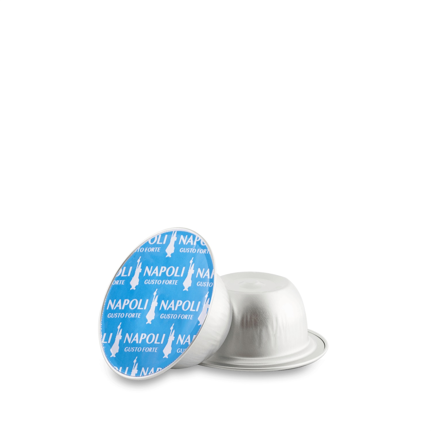 Bialetti Napoli Capsule Caffè Tostatura Scura - Confezione da 16 Capsule in Alluminio, Intensità 10