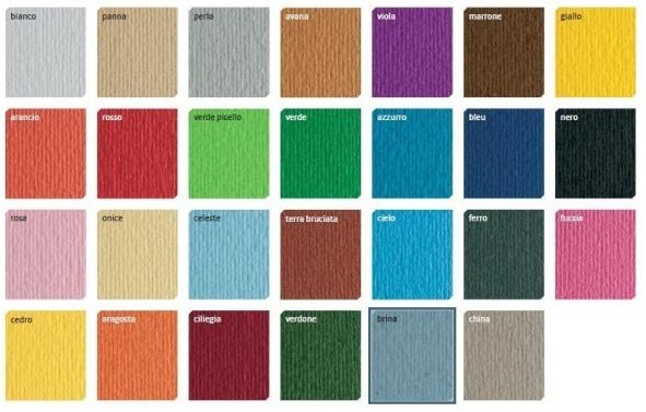 FABRIANO Cartoncino CartaCrea Azzurro 35x50 cm 220 g/mq - Conf. 10 Fogli a Due Superfici