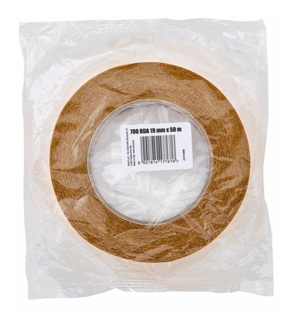 Eurocel Nastro Biadesivo 700RDA - 19 mm x 50 m - Trasparente - Alta Appiccicosità per Fissaggio di Foto e Hobby