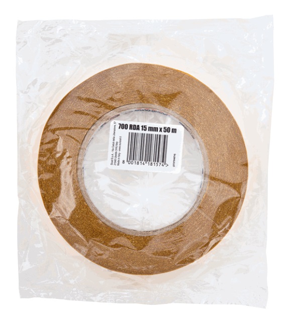 Eurocel Nastro Biadesivo 700RDA - Trasparente - 15 mm x 50 m - Alta Appiccicosità e Adesività