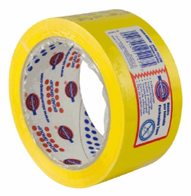 Eurocel PP36NN Nastro adesivo Giallo 50 mm x 66 m - Polipropilene con adesivo acrilico all'acqua, spessore 48 micron, resistenza UV e srotolamento silenzioso