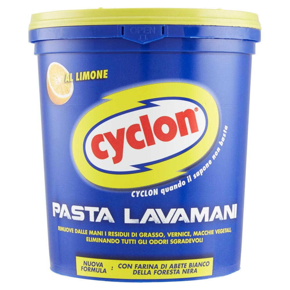 Cyclon Pasta Lavamani 1000 ml - Al Limone, Rimuove Sporco Difficile