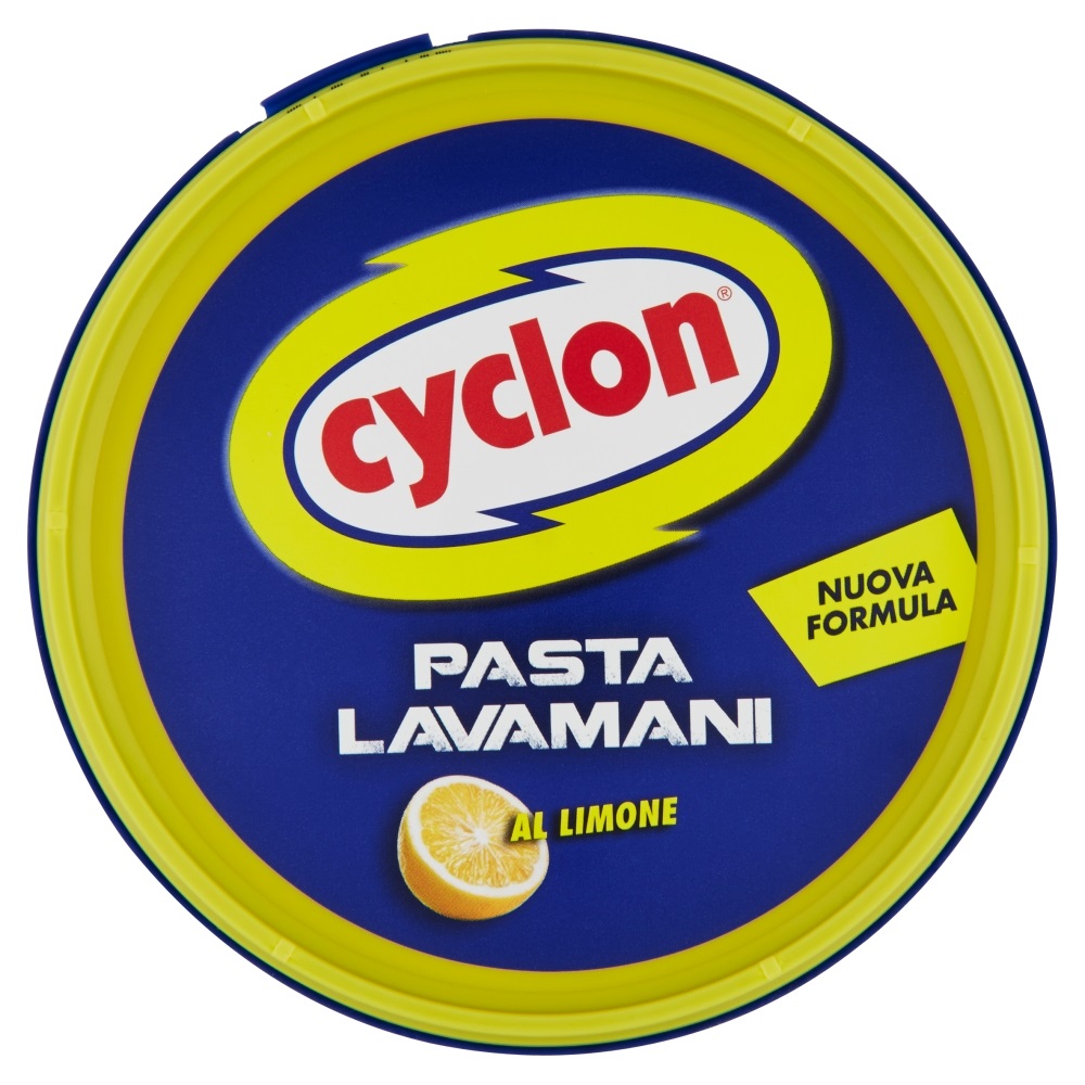 Cyclon Pasta Lavamani al Limone 500 ml - Rimuove Sporco Difficile e Resistente