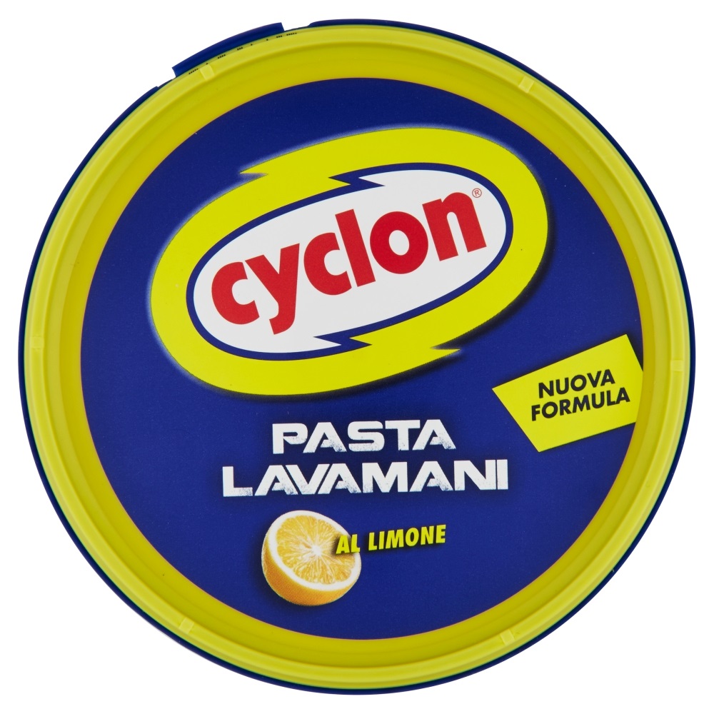 Cyclon Pasta Lavamani al Limone 500 ml - Rimuove Sporco Difficile e Resistente