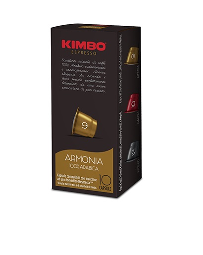 Kimbo Capsule Caffè 100% Arabica Barista Compatibili Nespresso - 10 Pz