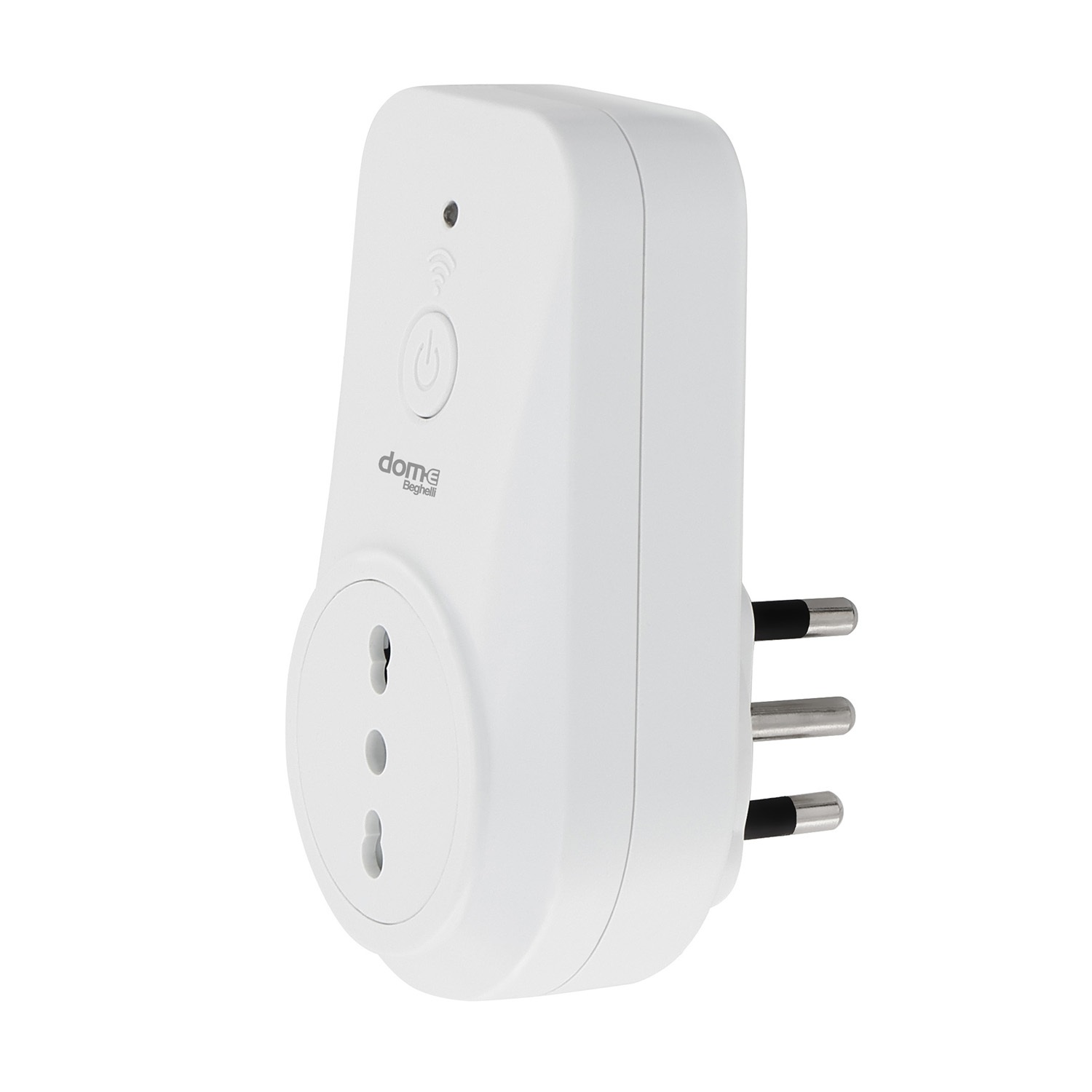 Beghelli Presa Smart Wi-Fi 10/16A con Controllo Vocale e Monitoraggio Consumi - Domotica Facile per Casa e Ufficio