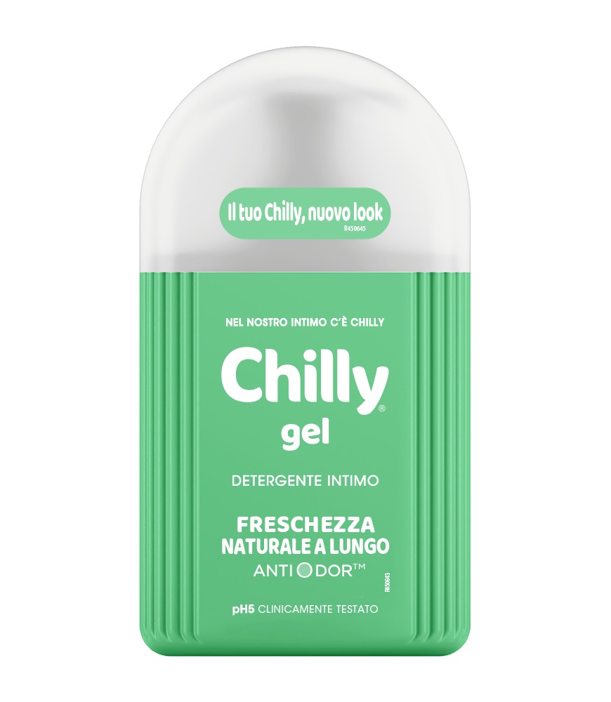 Chilly Gel Detergente Intimo 200 ml - Freschezza Naturale, pH5, Clinicamente Testato, Azione Antibatterica