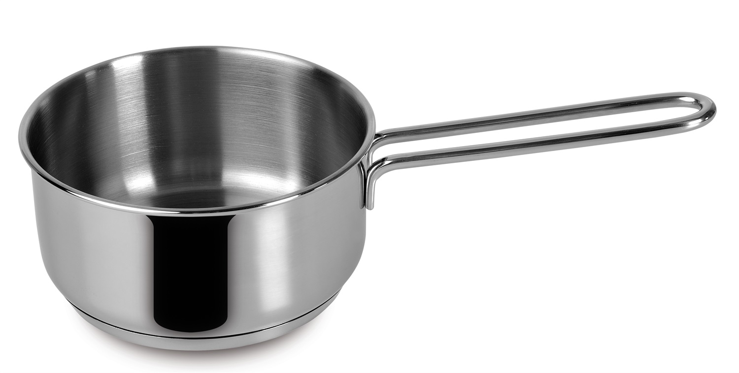 Lagostina Every Casseruola Fonda Ø 14 cm in Acciaio Inox 18/10 con Fondo Lagoseal Plus, Esterno Satinato e Manico Lungo