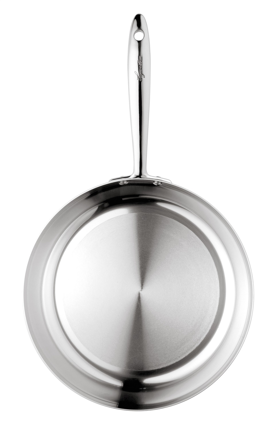 Lagostina Accademia Casseruola Fonda in Acciaio Inox 20 cm con Manico Lungo, Compatibile con Induzione, Gas e Forno