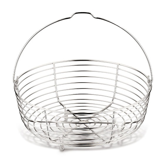 Lagostina Cestello in Filo per Cottura a Vapore in Acciaio Inox Ø 19 cm - Accessorio per Pentola a Pressione Capacità 5/6 Litri