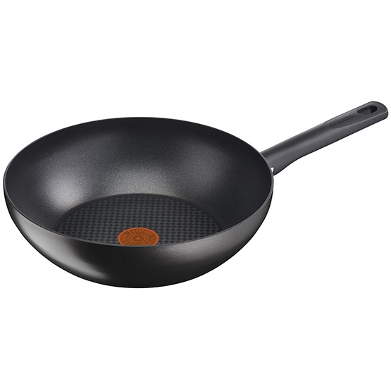 Lagostina Rigenera Green Padella Antiaderente in Alluminio Ø 32 cm - Compatibile con Induzione, Gas e Forno, Rivestimento Antigraffio, Manico Ergonomico, Indicatore Cottura Thermosignal