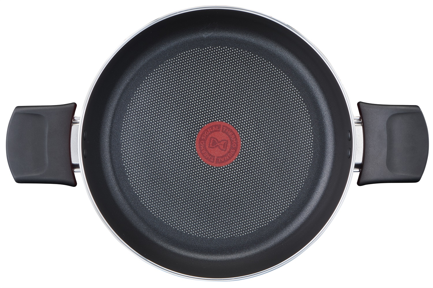Lagostina Tegame Ø 26 cm Rosso in Alluminio Antiaderente con Rivestimento Titanium Easy e Indicatore di Cottura Thermo-Signal