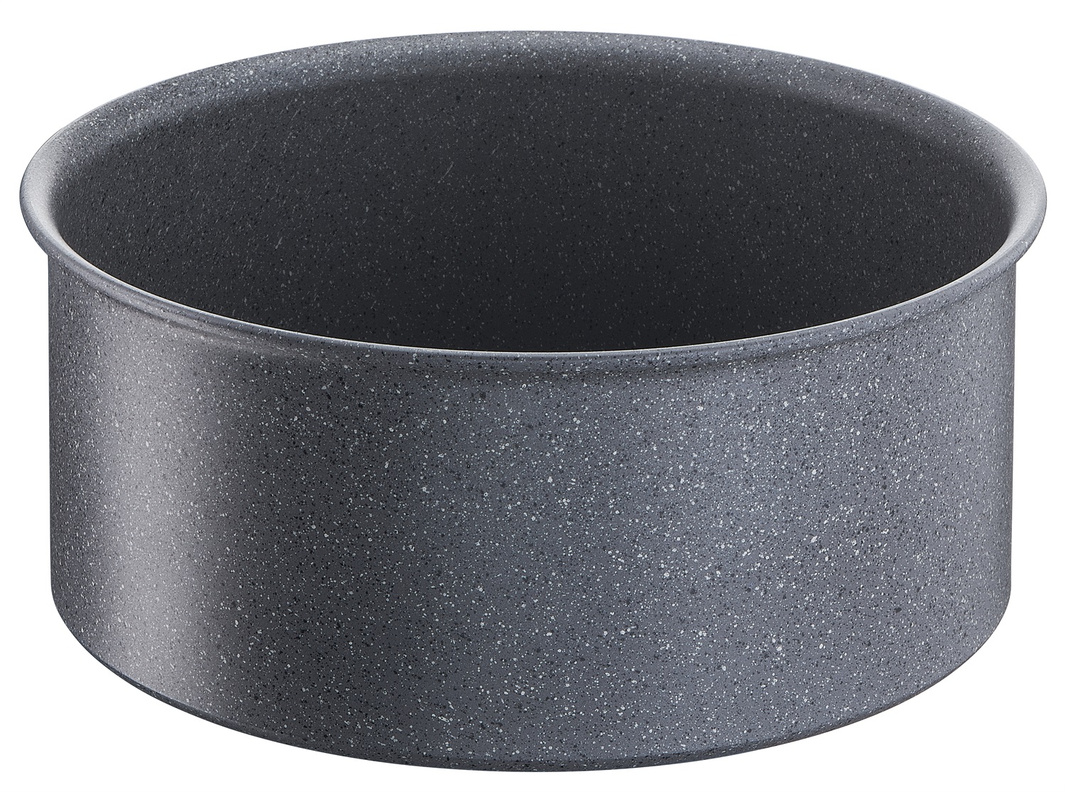 Lagostina Ingenio Mineralis Green Casseruola Fonda Ø 20 cm in Alluminio 100% Riciclato, Antiaderente Grigio Marmorizzato, per Gas, Forno e Induzione, con Indicatore di Cottura e Manico Amovibile