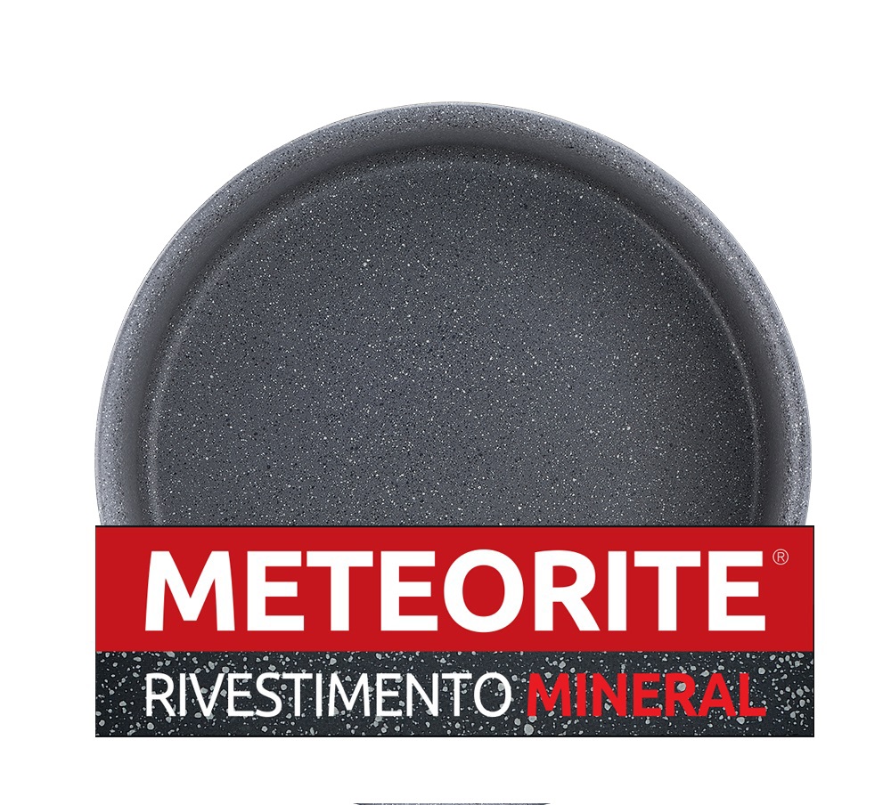 Lagostina Ingenio Mineralis Green Casseruola Fonda Ø 20 cm in Alluminio 100% Riciclato, Antiaderente Grigio Marmorizzato, per Gas, Forno e Induzione, con Indicatore di Cottura e Manico Amovibile