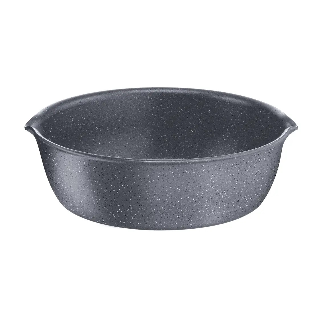 Lagostina Ingenio Mineralis Green Padella Multiuso Ø 26 cm - Alluminio 100% Riciclato, Antiaderente con Rivestimento Marmorizzato, Compatibile con Gas, Forno e Induzione, Manico Amovibile e Indicatore di Cottura