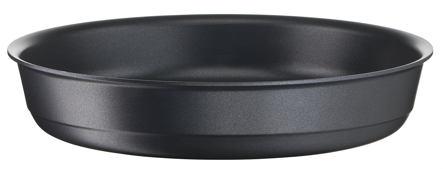 Lagostina Ingenio Mineralis Green Bistecchiera Rotonda 27,8 cm - Antiaderente in Alluminio Pressofuso con Manico Amovibile e Indicatore di Cottura Thermosignal